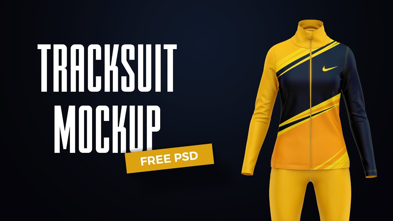 Women Tracksuit Mockup | PSD Included