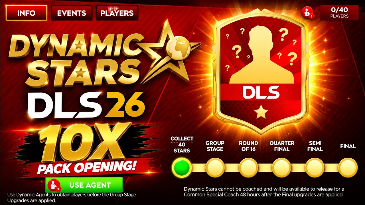 DLS 26 Dynamic Stars Pack Opening | Last Day Rewards !
