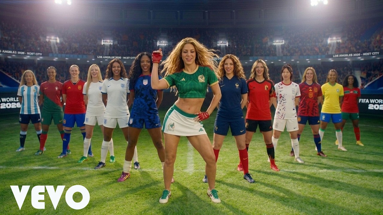 Shakira ft. Pitbull 🌎 Ole Ole (Hit Latin Music) FIFA World Cup 2026 Official Song Live Perfomance 4K