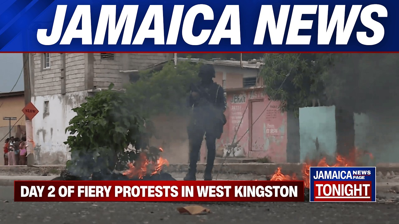 Fiery Protests Spread in West Kingston After Lucien Anderson Shooting | Father Dies in Denham Town