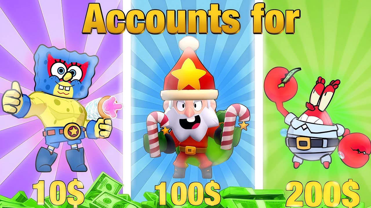 I Bought $10, $100 & $200 Brawl Stars Accounts… The Difference SHOCKED Me! 