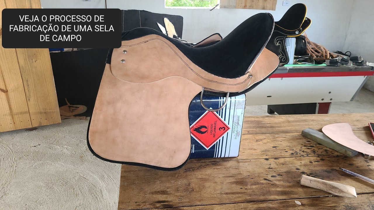 fiz uma sela de campo ( sela para trabalho