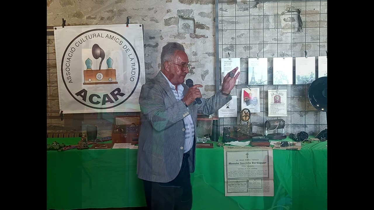 Conferencia Historia de la Radio en la 15ª Diada de la Radioafició Catalana  a Montesquiu (20-09-25)
