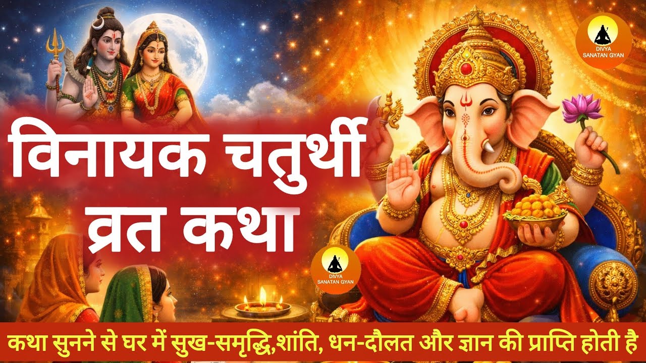Vinayak Chaturthi Vrat Katha | Ganesh Chaturthi Vrat Katha | विनायक चतुर्थी व्रत कथा Chaturthi Katha