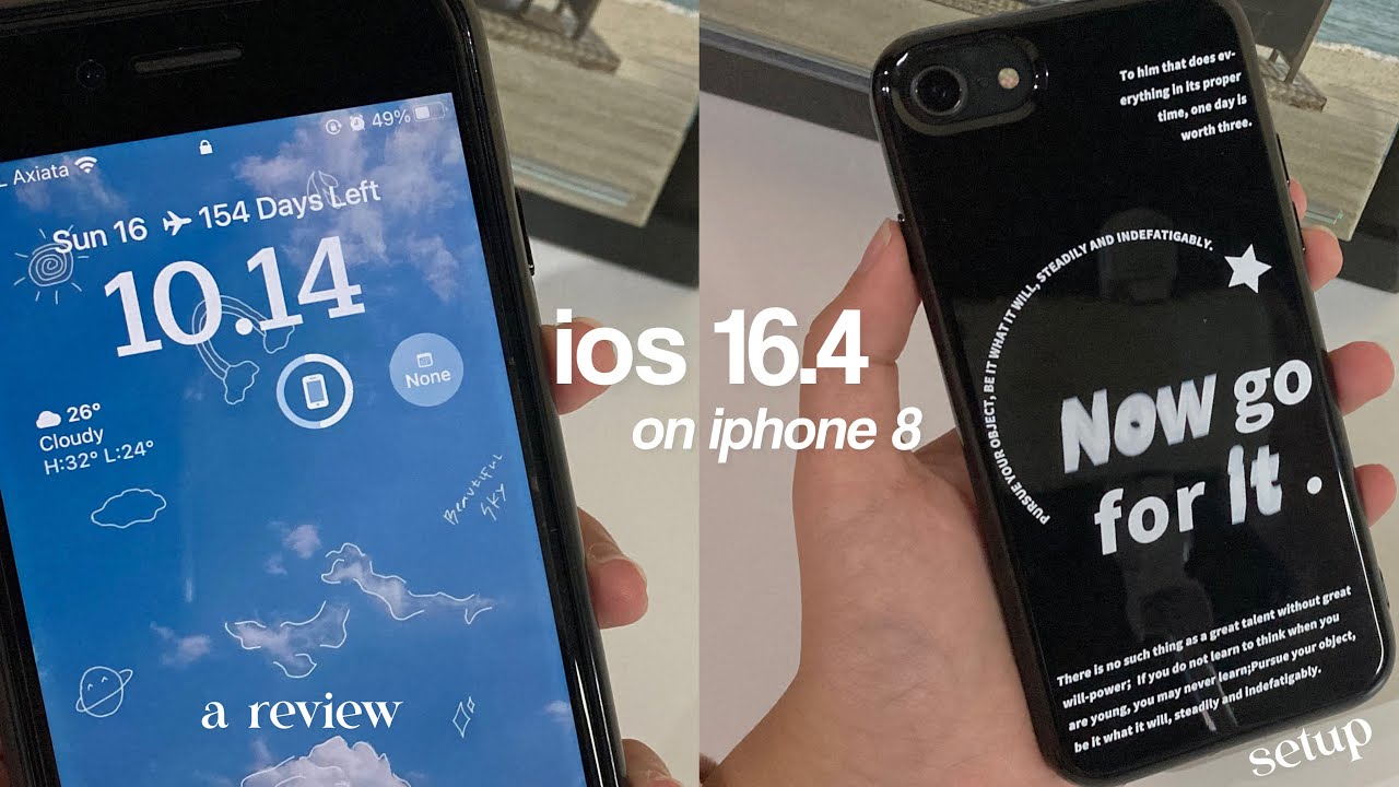 ios 16.4 on iphone 8📱walkthrough, setup, review 🫧