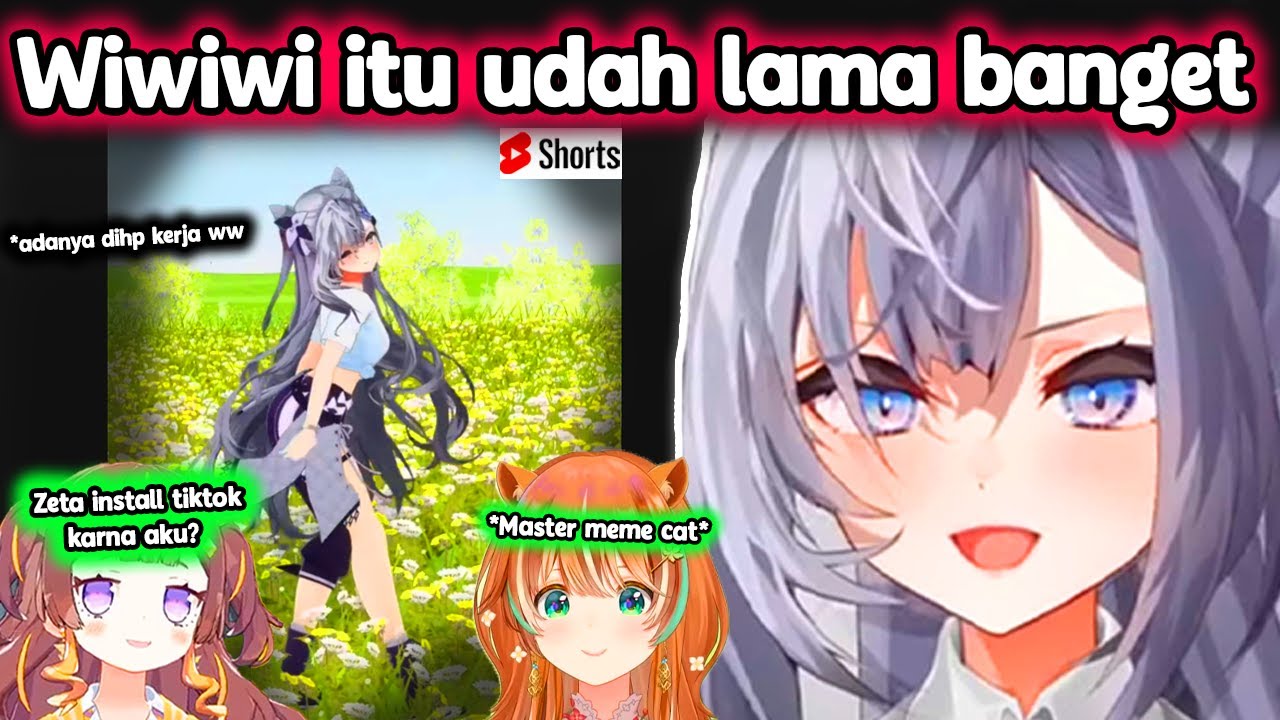 Anya Ngeracunin Zeta Ngeinstall Tiktok, Ngomongin Meme Kucing WiWiWi..【Hololive】