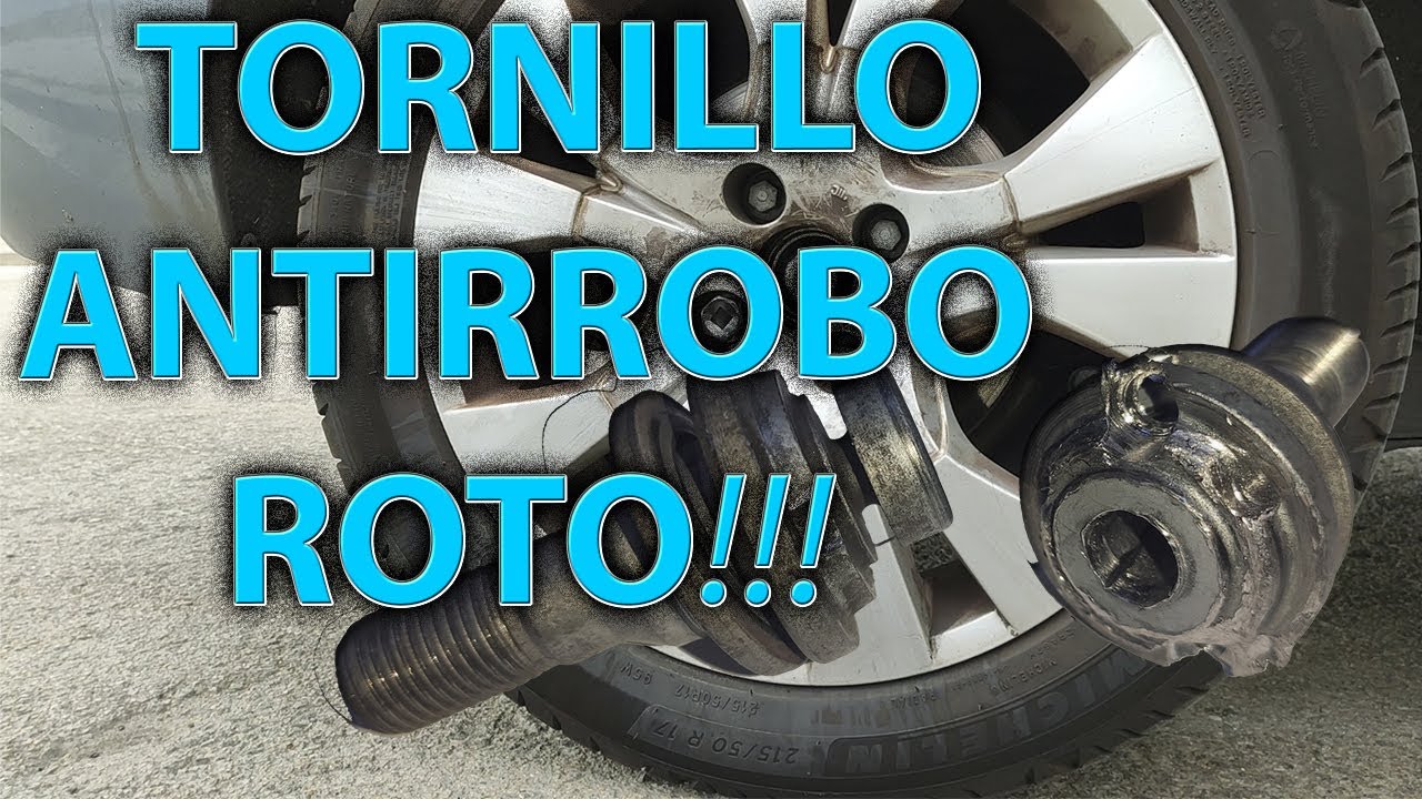 Quitar TORNILLO ANTIRROBO citroen peugeot