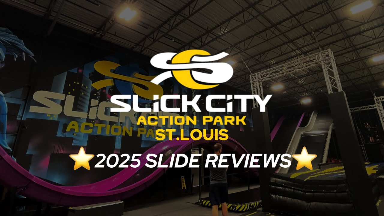 ⭐️Slick City Action Park St Louis 2025 Slide Reviews.🧨🛝