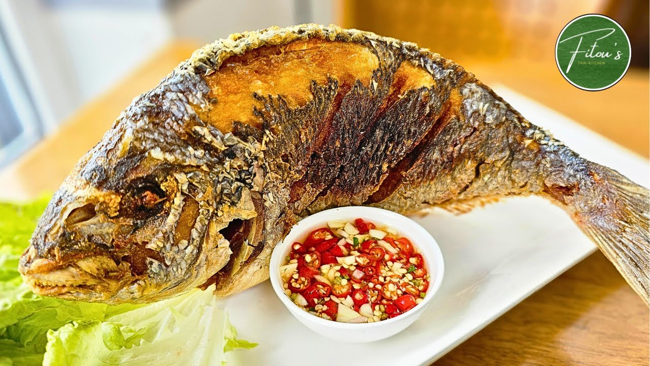 Fool Proof Fried FISH Every Time | Fitous Thai KItchen!