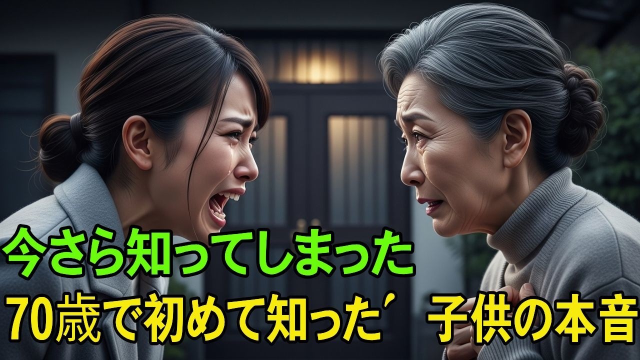今さら知ってしまった  70歳で初めて知った、子供の本音