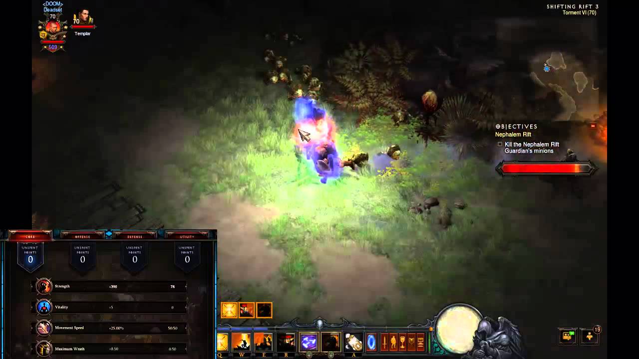 Diablo 3 Reaper of Souls - Lightning Hammer Crusader (Torment VI)