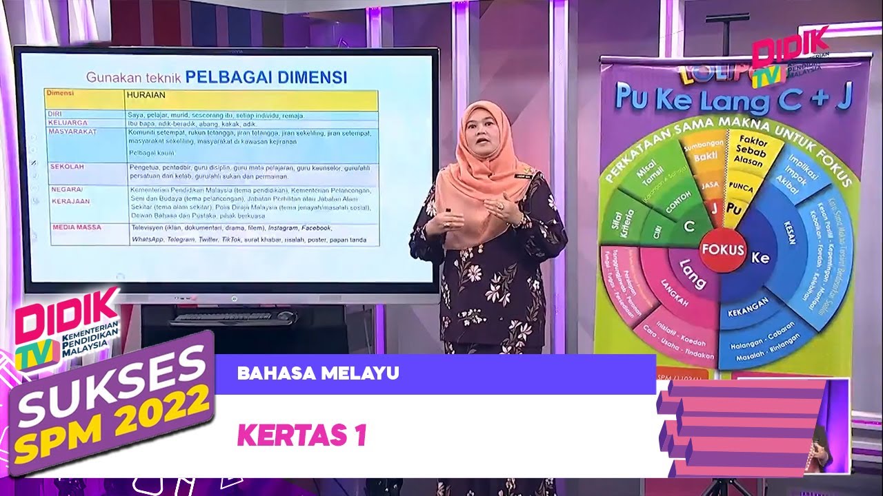 Sukses (2022) | Bahasa Melayu (Kertas 1)