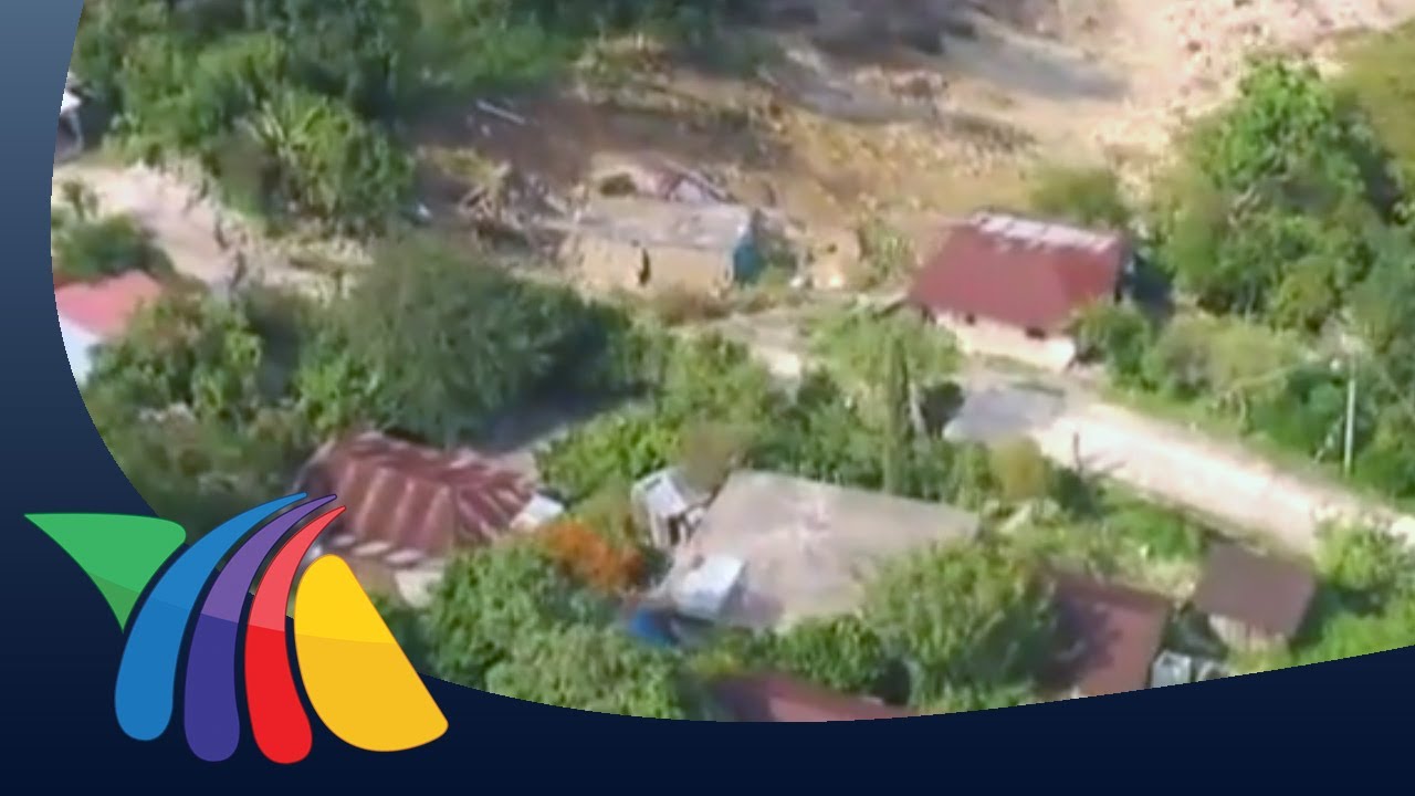 Deslaves destruyen 50% de un poblado de Hidalgo