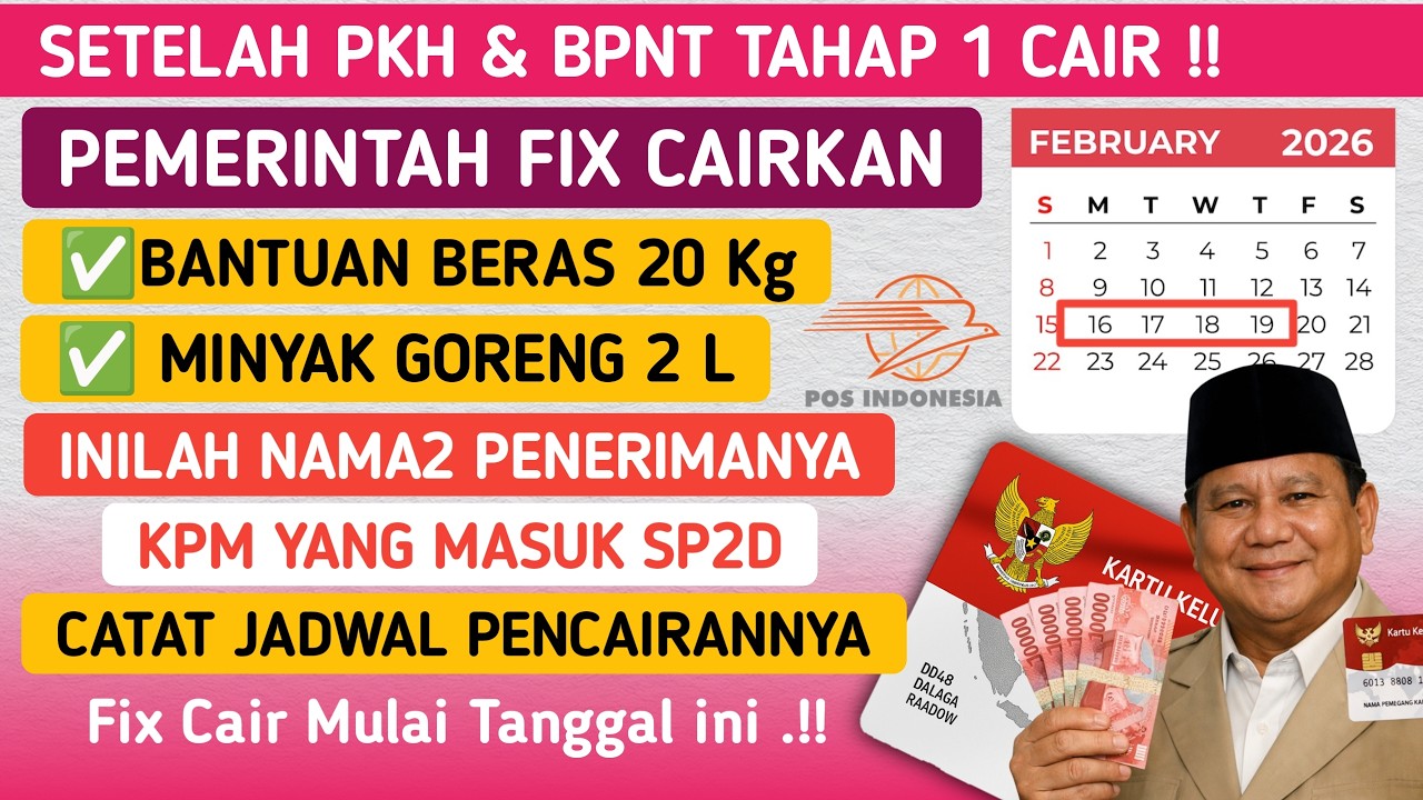 AFTER PKH & BPNT ARE DISBURSED ✅ WILL THE GOVERNMENT FIXED TO DISBURSE 20 Kg RICE & 2 L COOKING O...