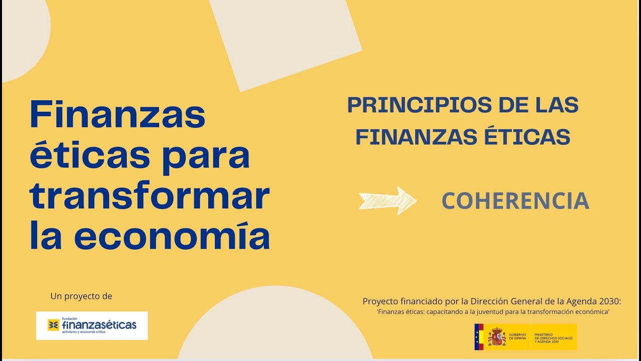 El principio de COHERENCIA en las finanzas éticas