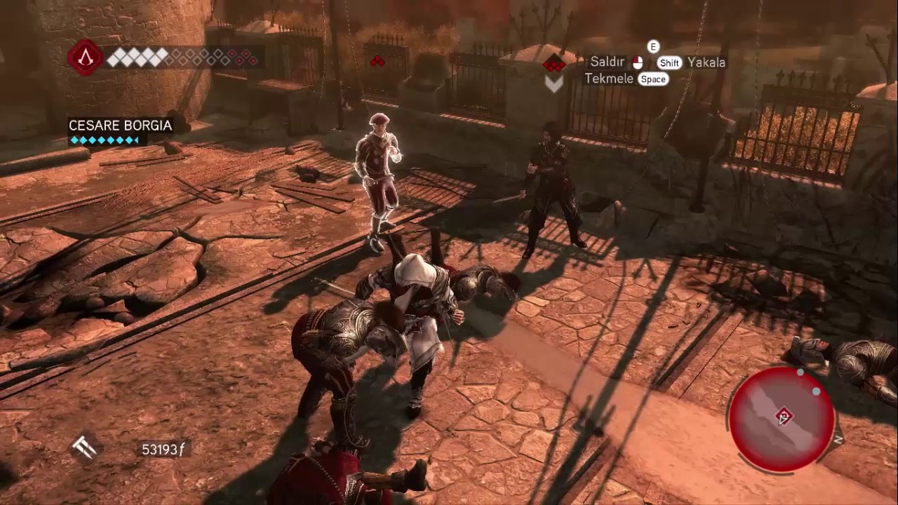 Assassin's Creed Brotherhood Final Boss - Cesare Borgia