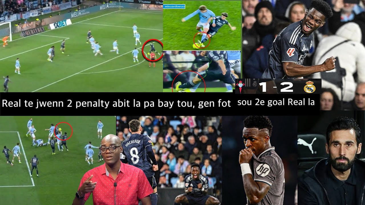 Fred sou viktwa Real Madrid jodia, Te gen 2 penal  abit la pa bay Real, Te gen fot sou goal Valverde