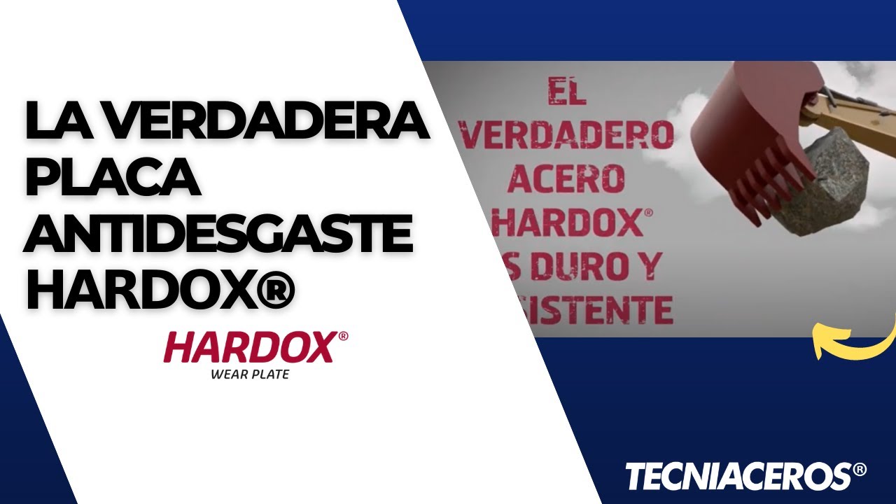 La verdadera placa antidesgaste 𝗛𝗔𝗥𝗗𝗢𝗫®
