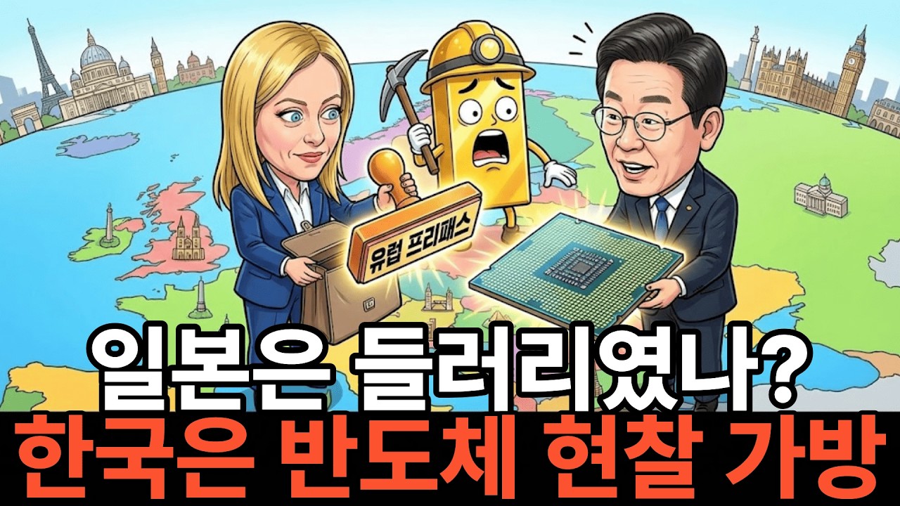 일본엔 전투기, 한국엔 반도체? 이탈리아가 한국과 도장 찍은 진짜 '돈' 이야기