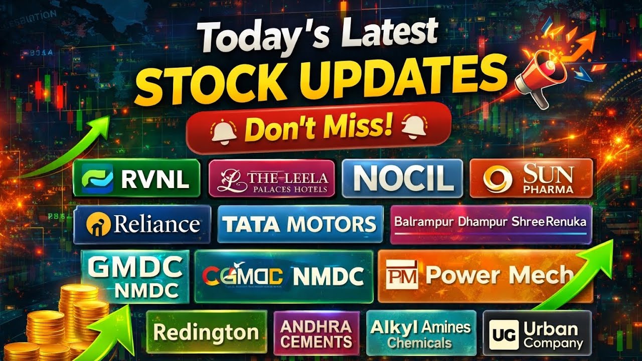Market Movers Today 🚀 | Best Stocks to Watch | Full Update in Telugu #news #trending #stockstobuy 