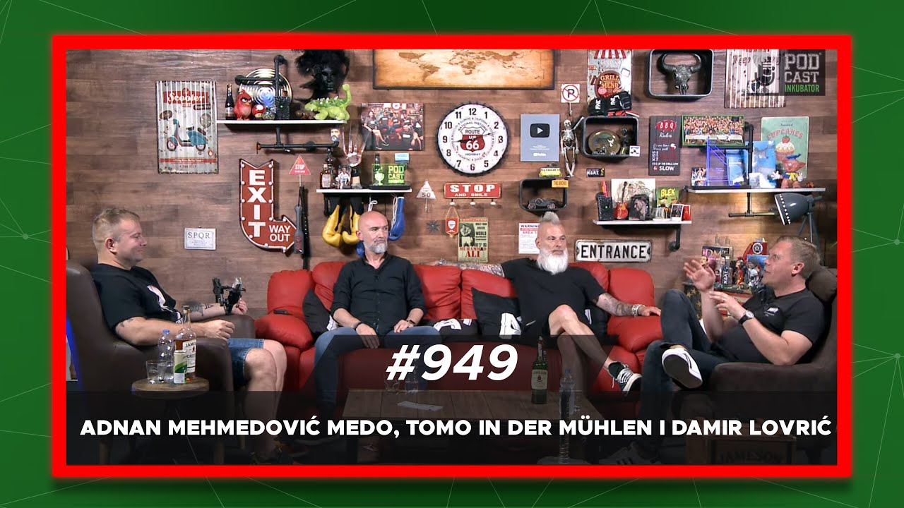 Podcast Inkubator #949 - Rale, Adnan Mehmedović Medo, Tomo in der Mühlen i Damir Lovrić