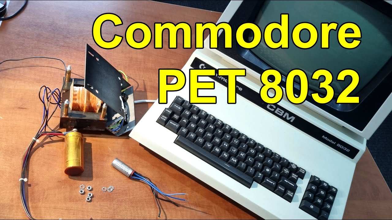 1982 Commodore PET/CBM model 8032 dead: PSU repair