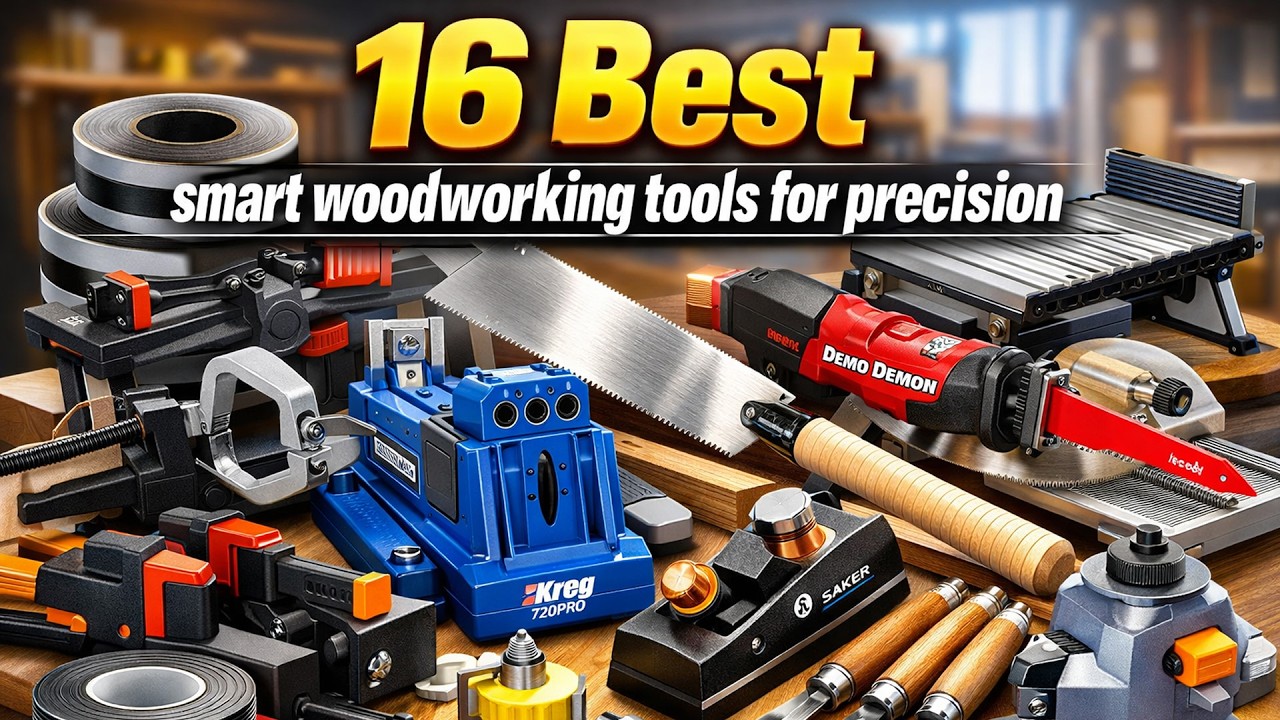 16 Best Smart Woodworking Tools for Precision Cuts