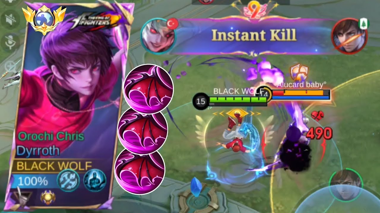 DYRROTH REVAMP NONSTOP INSTANT KILL BUILD AND EMBLEM 2026!! - TOP 1 GLOBAL DYRROTH ~ MLBB 