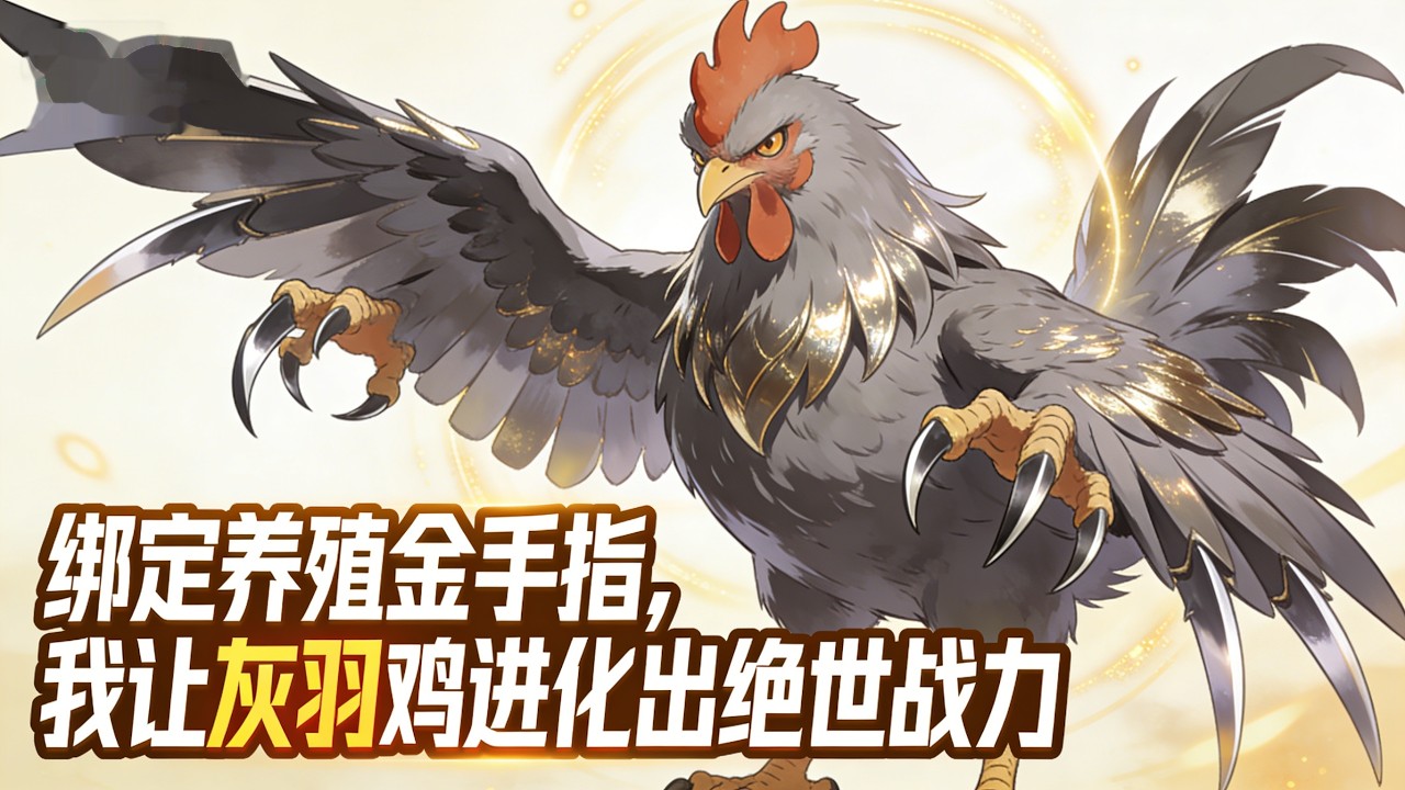 綁定養殖金手指，我讓灰羽雞進化出絕世戰力。進化路線不止一條，白羽黃羽玉羽震驚武者界#都市小说 #玄幻小说