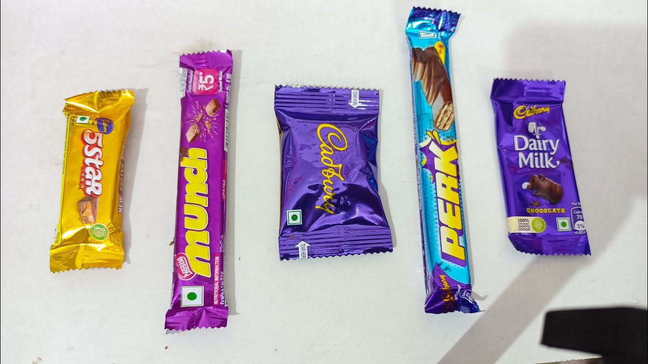 all type of chocolate's perk vs dairy milk vs munch vs 5star
