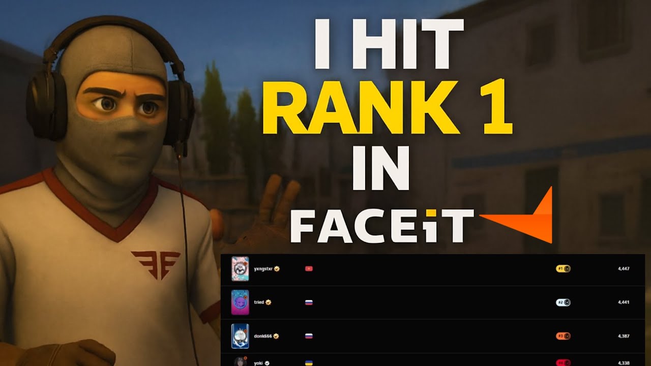 SO I HIT RANK #1 ON FACEIT