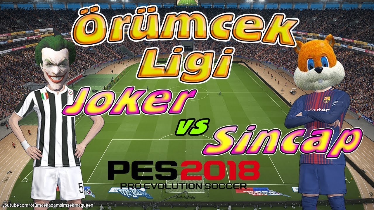PES2018 Örümcek Ligi Joker - Sincap Maçı Örümcek Adam Kanalında