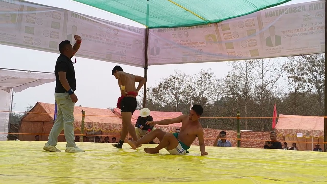 Peinaci Kereu, Champion SZWA 1st Round | 28th Senior & 1st U-15 Zeliang Wrestling Meet | #zwa #nwa