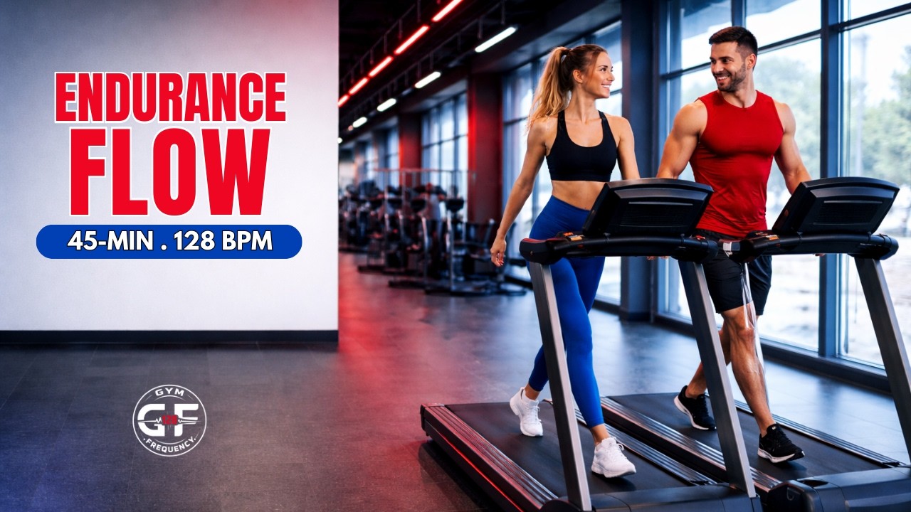 45-Min Walking Workout (5,700 Steps) | 128 BPM Endurance