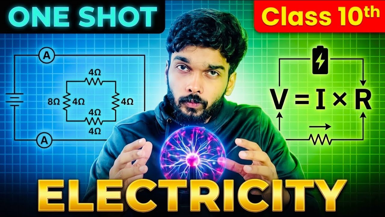 Electricity Class 10 ⚡ One Shot Full Chapter | CBSE NCERT Board Exam | Rohit Sharma