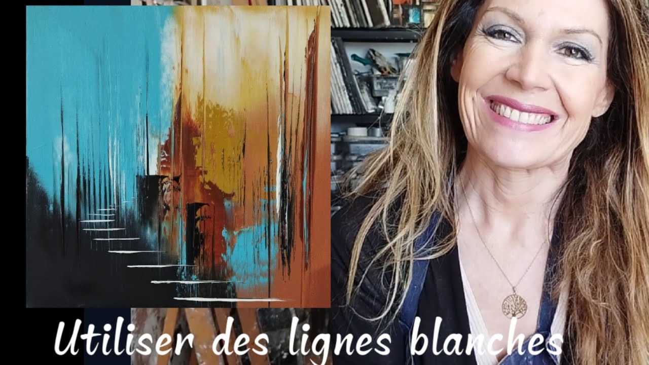 UTILISER DES LIGNES BLANCHES POUR APPORTER DE LA PROFONDEUR par Nelly LESTRADE