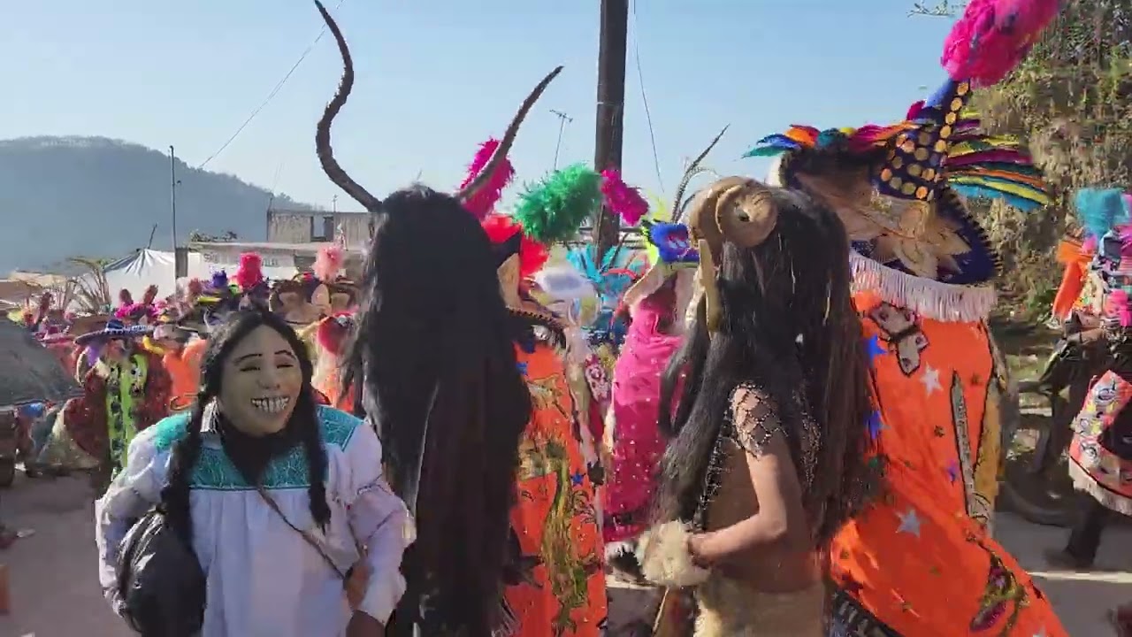 Carnaval Texcatepec Veracruz Mx. Viernes 9 de Febrero 2024. Video 7