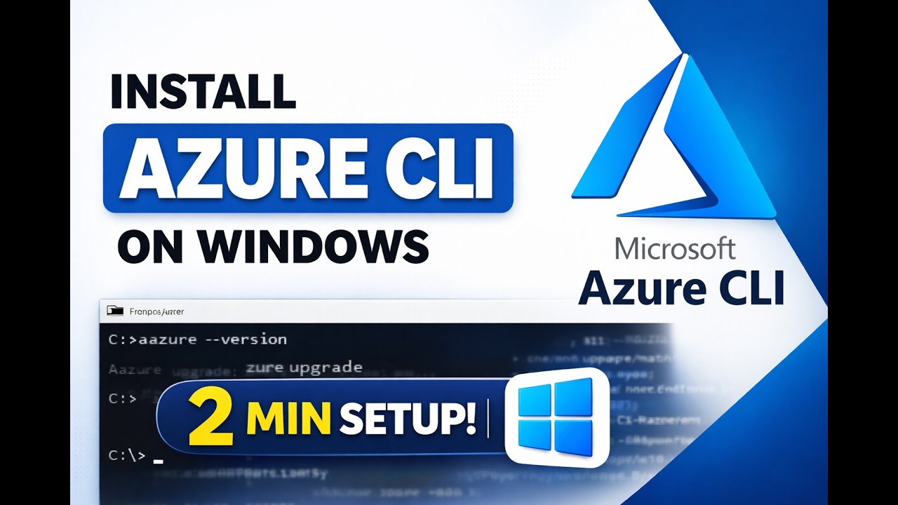 Install Azure CLI on Windows in 2 Minutes (2026) | AZ CLI