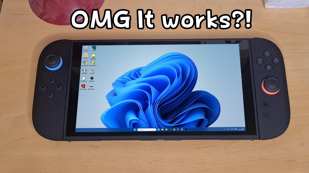 Installing Windows on a NINTENDO SWITCH 2 (goes wrong)