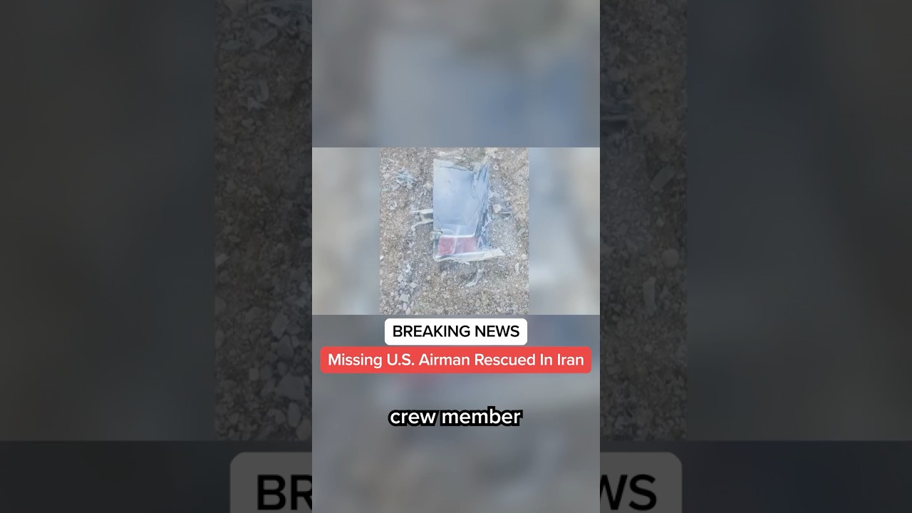 BREAKING: Missing U.S. Airman Rescued In Iran