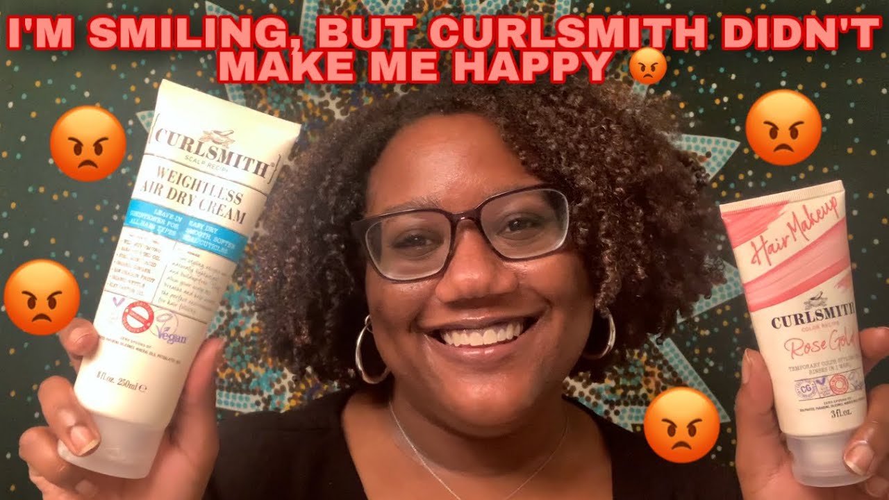 *NEW* CURLSMITH HAIR MAKEUP COLORED STYLING GEL + WEIGHTLESS AIR DRY CREAM WASH & GO | Curly Tells