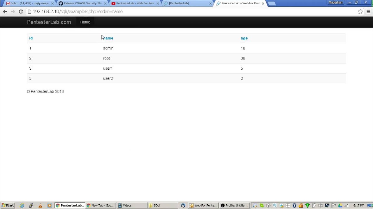 PentesterLab   Web For Pentester  SQLi EX8