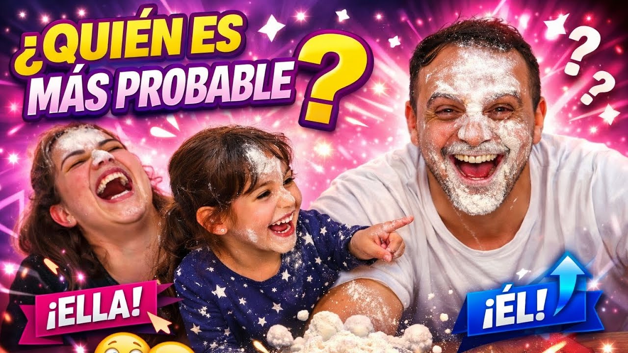 🔥 ¿QUIÉN ES MÁS PROBABLE? 🤯 | LUCYCAM ✨ con papá.