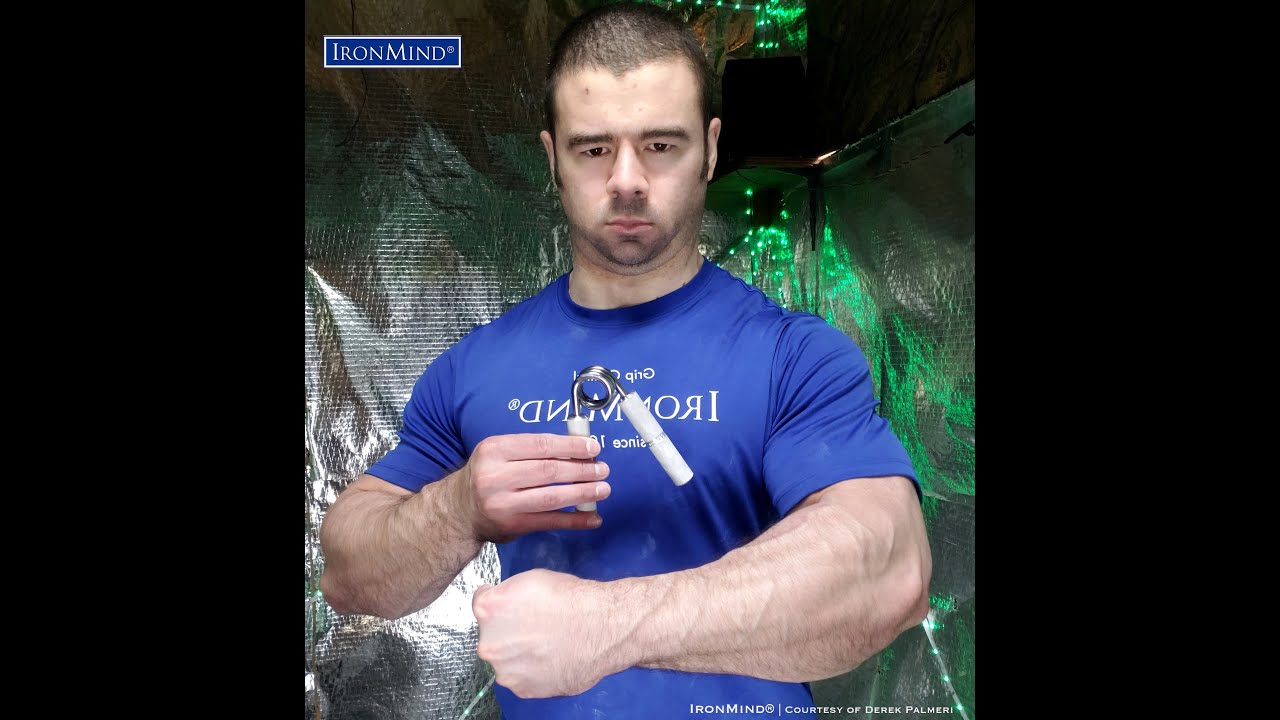 Derek Palmeri Certifies on the Captains of Crush No. 3 Gripper