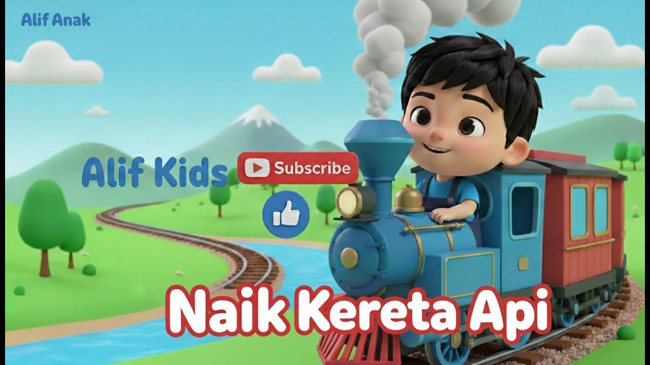 Naik Kereta Api Tut Tut Tut 🚆 | Lagu Anak Indonesia Terpopuler