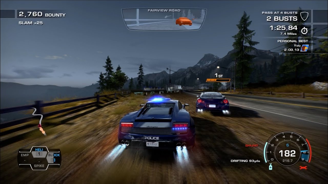 Need For Speed: Hot Pursuit Remastered- Run To The Hills With Lamborghini Gallardo LP 560-4 