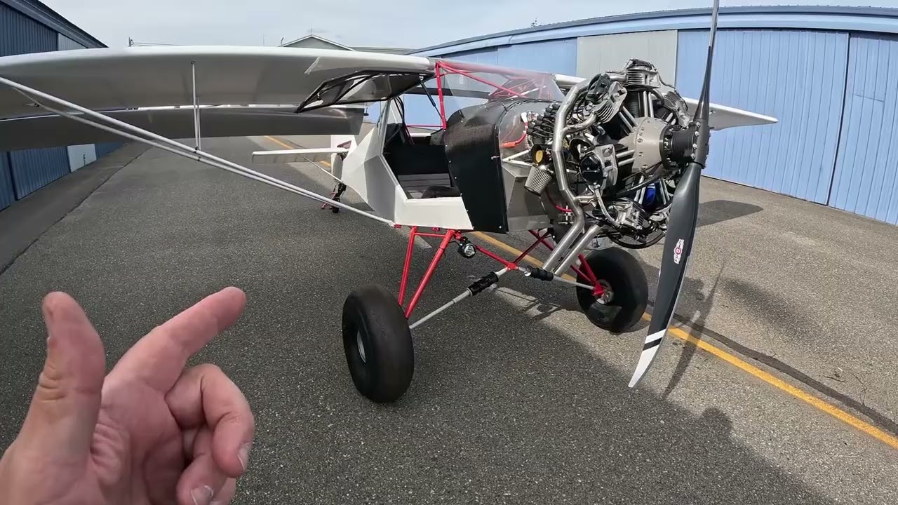 Verner Kitfox 5 build video 47 - another engine run and some boring stuff