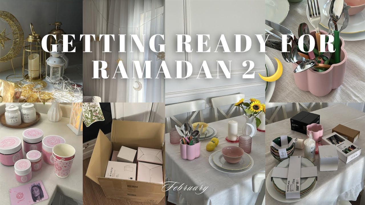 فلوق تكملة تجهيزات رمضان 🌙🌸 | ليلة رمضان 🌙 ، منتجات عنايه جديدة 🎀✨ طلبيه شي ان 🌻