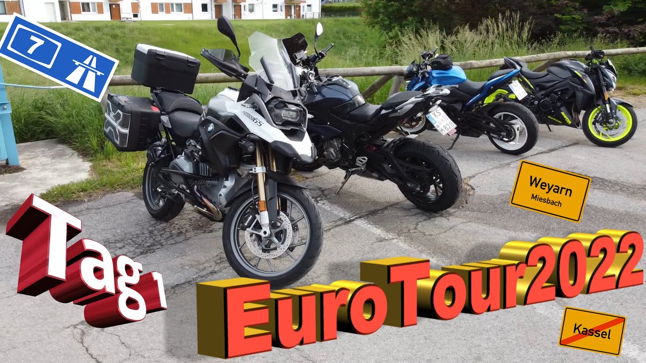 EuroTour 2022 Tag1 -  Schrillen 4 auf Achse