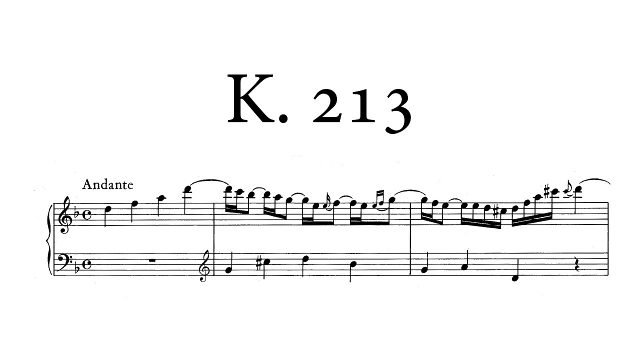 D. Scarlatti - Sonata in D minor, K.213 (Pierre Hantaï)